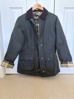 Barbour Women’s Beadnell Waxed Jacket Sz 4